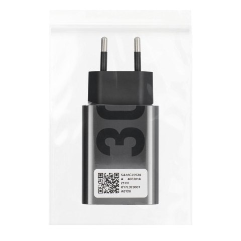 LENOVO (MOTOROLA) oryginalna ładowarka sieciowa Typ C 30W MC309 czarna bulk