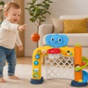 WOOPIE BABY Interaktywne Centrum Sportowe 2w1: Bramka i Kosz ze Słonikiem
