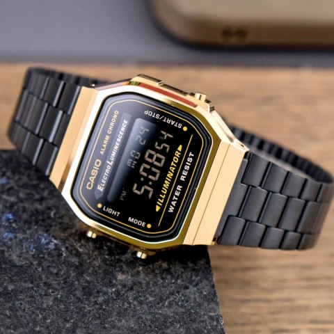 Zegarek Unisex Casio A168WEGB-1BEF + BOX