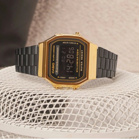 Zegarek Unisex Casio A168WEGB-1BEF + BOX