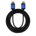 Kabel HDMI 2.0 Blue Star 4K 120Hz - High Speed, HDR, ARC, Ethernet, AWM, 18Gbps 1,5 m czarny