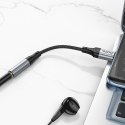 Adapter AUX USB C do Jack 3,5 mm Hoco 0,12 m LS36 czarny