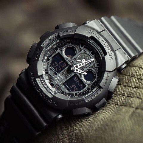ZEGAREK MĘSKI CASIO G-SHOCK GA-100-1A1ER (zd135a)