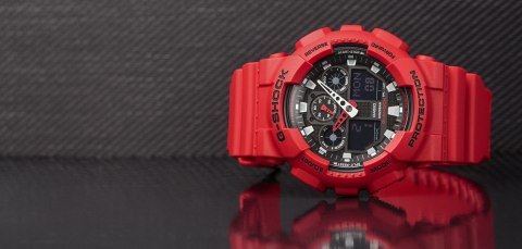 ZEGAREK MĘSKI CASIO G-SHOCK GA-100B-4AER (zd135d)