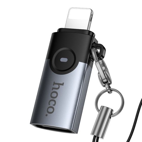 Adapter OTG Lightning do USB C Hoco 2A UA46A czarny