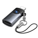 Adapter OTG Lightning do USB C Hoco 2A UA46A czarny