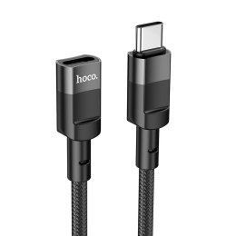 Adapter OTG USB C do USB C Hoco 3A 1,2 m U107 czarny