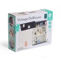 CLASSIC WORLD Drewniany Domek dla Lalek Mebelki Vintage Duży Akcesoria 36el