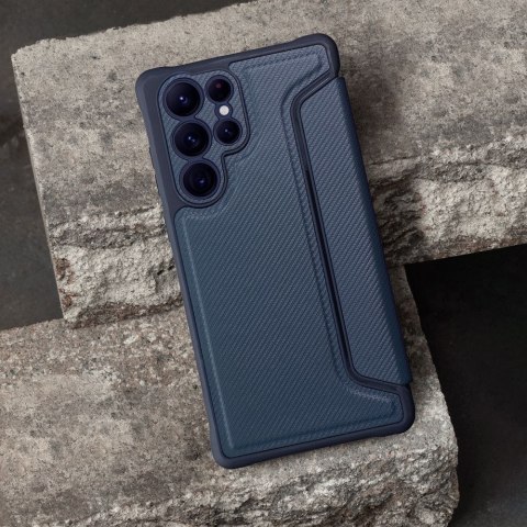 Etui z klapką na Samsung A37 5G Razor Book niebieskie