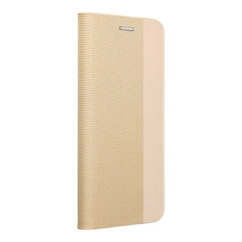 Etui z klapką na Samsung A57 5G Sensitive Book złote