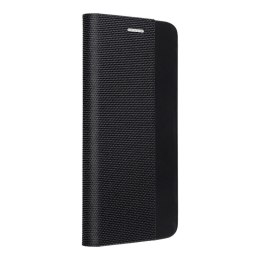 Etui z klapką na Samsung A71 Sensitive Book czarne
