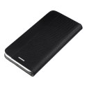 Etui z klapką na Samsung A71 Sensitive Book czarne