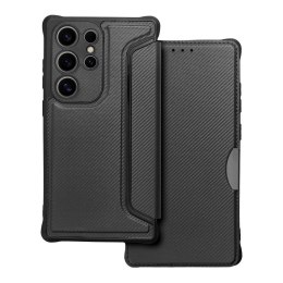 Etui z klapką na Samsung S24 ULTRA Razor Book czarne