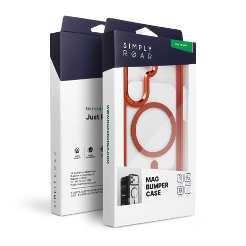ROAR futerał MAG BUMPER kompatybilny z MagSafe do SAMSUNG A37 white