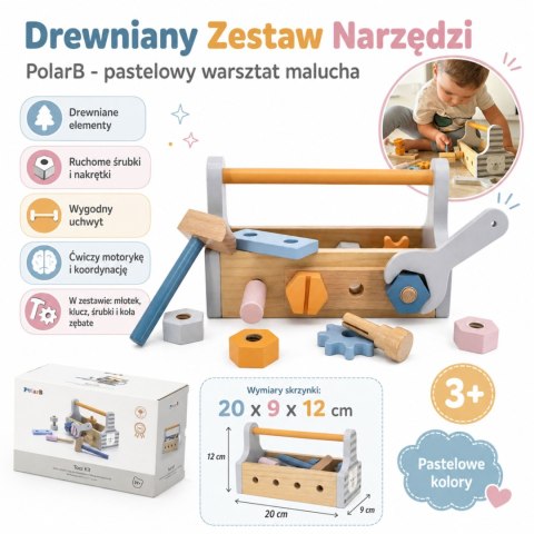 VIGA PolarB Drewniana Skrzynka z Narzędziami
