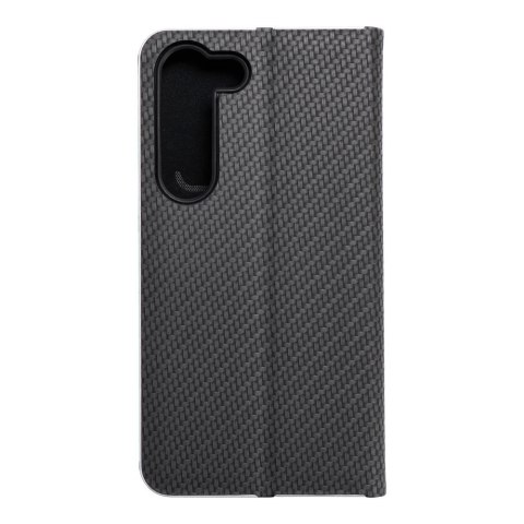 Etui z klapką na Samsung S23 Luna Book Carbon czarne