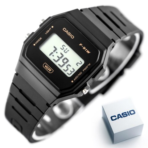 ZEGAREK MĘSKI CASIO F-91WB-8A + BOX