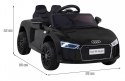 Audi R8 na akumulator dla dzieci Czarny