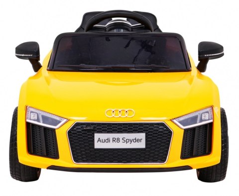 Audi R8 na akumulator dla dzieci Żółty + Pilot