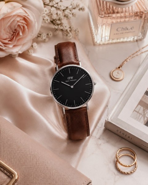 ZEGAREK DAMSKI DANIEL WELLINGTON Classic Black Sheffield Lady DW00100131 (zw508d)