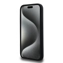 KARL LAGERFELD futerał do IPHONE 15 Pro kompatybilny z MagSafe KLHMP15LSCMKCRHK (Silicone KC Body Ring) czarny