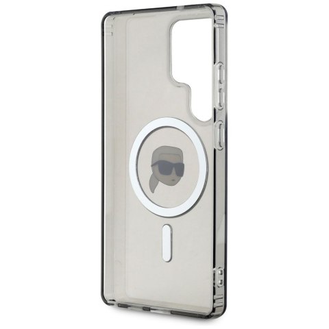 KARL LAGERFELD futerał do SAMSUNG S25 Ultra KLHMS25LHLSKIK (Magnetic IML Metal K. Heads) czarny