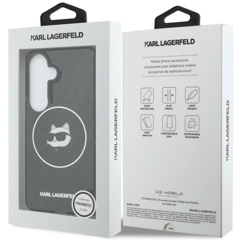 KARL LAGERFELD futerał do SAMSUNG S26 KLHMS26SHMKBCHOK (Magnetic IML Repeated Logo and Choupette) czarny