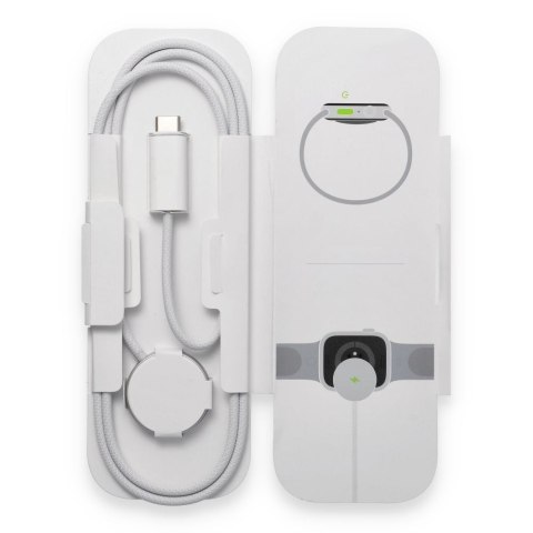 Oryginalny Kabel do szybkiego ładowania indukcyjnego Apple Watch USB C 7,5W 1m MT0H3ZM/A biały blister