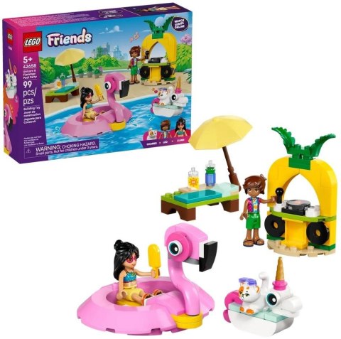 LEGO(R) FRIENDS 42658 Impreza na basenie z jednorożc