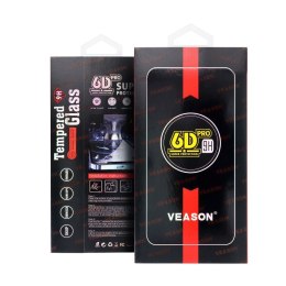 Szkło Hartowane 6D Pro Veason Glass - do Iphone 16 Pro / 17 / 18 czarny