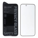 Szkło Hartowane 6D Pro Veason Privacy Glass - do Iphone 13 Pro / 14 czarny
