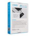 Kabel z wyświetlaczem LED USB C do USB C VEGER PD 5A 100W 1,5 m CC1-XHJ czarny