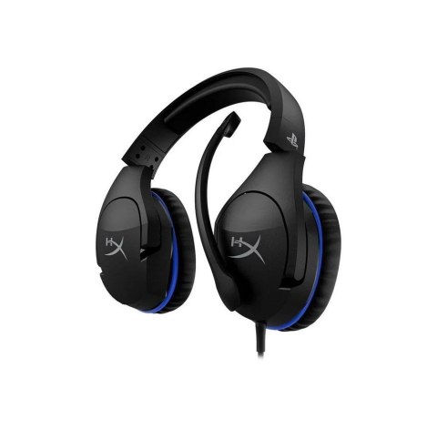 Słuchawki przewodowe nauszne Jack 3,5 mm HyperX Cloud Stinger PlayStation czarno niebieskie