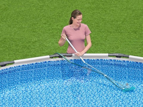 Bestway Zestaw czyszczący do basenu - Podbierak i końcówka do węża 58013