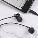 Słuchawki przewodowe douszne Jack 3,5 mm Hoco M60 czarne