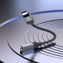Adapter AUX USB C (męski) do Jack 3,5 mm (żeński) Hoco UPA32C czarny