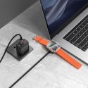 Kabel Hoco USB C do USB C PD100W z funcją ładowania iWatcha 1,2 m CW66 czarny