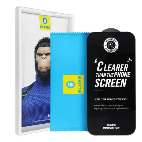 Szkło Hartowane 5D Mr. Monkey Glass - Apple iPhone 16 Pro czarny (Strong Premium Ultra Clear AR)