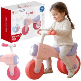 WOOPIE BABY Rowerek Biegowy Jeździk Dźwięk 18m+ Różowy