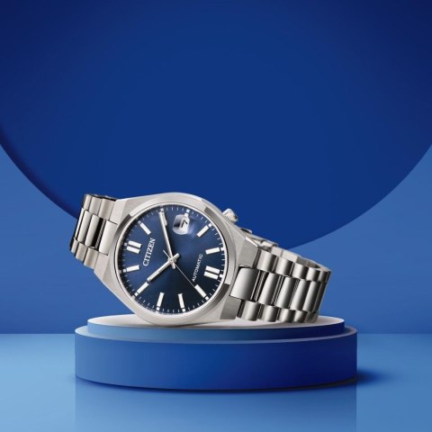 ZEGAREK MĘSKI CITIZEN Tsuyosa NJ0200-50M - AUTOMAT SZAFIR
