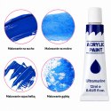 Zestaw Do Malowania Farby Akrylowe Artystyczne 24 Kolory 12 ml