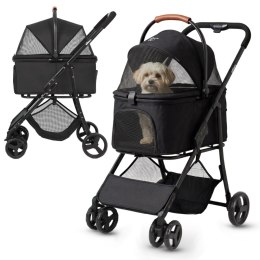 Qppet Wózek dla zwierząt Bobbie Pet Black