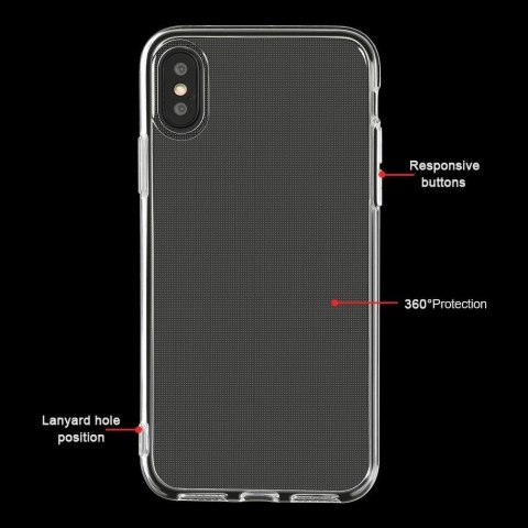 Etui na iPhone X / XS Clear Case 2 mm Box transparentne