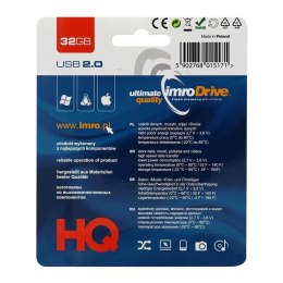 IMRO pendrive BLACK 32GB USB2.0