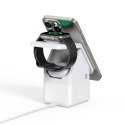 Ładowarka indukcyjna Duzzona W20 4w1 zgodna z MagSafe 15W z lampką biała
