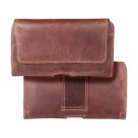 Etui na telefon skórzane na pasek poziome do Samsung A21s / S20 ULTRA / S21 ULTRA / A70 / A71 / Xiaomi Redmi 9 / Huawei P SMART