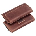 Etui na telefon skórzane na pasek poziome do iPhone 12 MINI / 13 MINI / Samsung A40 / S8 / Xiaomi 12 / Redmi 5A Royal Crazy Hors
