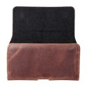 Etui na telefon skórzane na pasek poziome do iPhone 12 MINI / 13 MINI / Samsung A40 / S8 / Xiaomi 12 / Redmi 5A Royal Crazy Hors