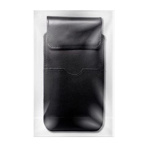 Etui wsuwane na telefon skórzane wsuwka z klapką do Samsung A12 / NOTE 9 / Xiaomi Redmi NOTE 10 PRO Royal rozmiar 2XL+wide czarn
