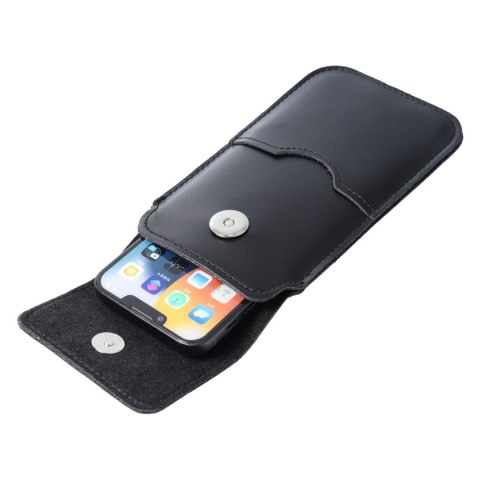 Etui wsuwane na telefon skórzane wsuwka z klapką do Samsung S21 ULTRA / Huawei P SMART 2021 / Xiaomi Redmi 12 / Oppo A98 5G Roya